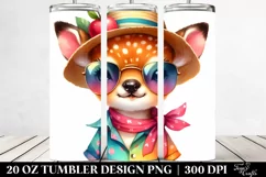 Baby Deer Sun es Sun Hat | 20 Oz Tumbler Product Image 2