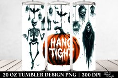 Simplistic Halloween Undead Tumbler Product Image 2