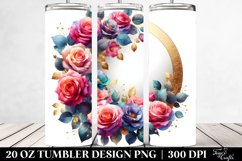 Vibrant Roses Frame 20 oz Tumbler Product Image 2