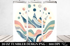 Simple Pastel Crown 20 Oz Tumbler, Transparent Product Image 2