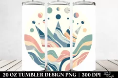 Simple Pastel Crown 20 Oz Tumbler, Transparent Product Image 2