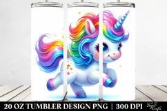 Cute Baby Unicorn Tumbler Product Image 2