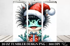 Baby Frog with Santa Hat 20 Oz Tumbler Product Image 2