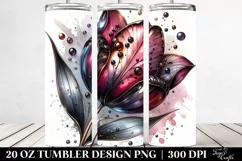 Detailed Tulip | 20 oz Tumbler Product Image 2