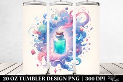 Simple Elixir Watercolor Design | 20 oz Tumbler Product Image 2