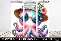 Cute Baby Octopus 20 oz Tumbler Product Image 2