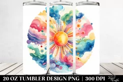 Colorful Pastel Sun 20 oz Tumbler Product Image 2