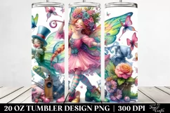 Funny Playing Fairy | 20 oz Tumbler Product Image 2