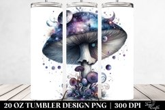 Colorful Celestial Mushroom | 20 oz Tumbler Product Image 2