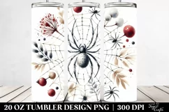 Simple Spider Watercolor Design | 20 oz Tumbler Product Image 2