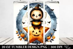 Retro Baby Bee on Star for Halloween 20 Oz Tumbler Product Image 2
