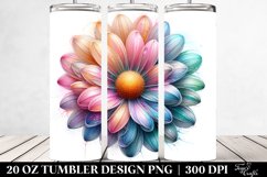 Vibrant Daisy Tumbler Product Image 2