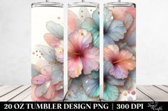 Hibiscus Tumbler Art Product Image 2