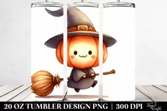 Cute Halloween Broomstick Tumbler Product Image 2