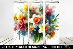 Colorful Abstract Bouquet | 20 oz Tumbler Product Image 2