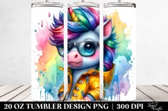 Baby Unicorn Raincoat Tumbler Product Image 2