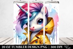 Expressive Baby Unicorn Tumbler Product Image 2