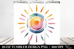 Colorful Simple Sun | 20 Oz Tumbler Product Image 2