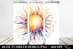 Colorful Simple Sun | 20 Oz Tumbler Product Image 2