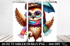 Expressive Baby Owl Tumbler Product Image 2