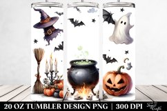 Simple Funny Halloween Clipart 20 Oz Tumbler Product Image 2