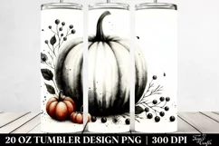Simple Halloween Image with Pumpkin 20 oz Tumbler Product Image 2