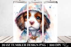 Expressive Baby Brittany | 20 oz Tumbler Product Image 2