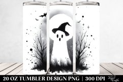 Simple Halloween Image with Ghost 20 oz Tumbler Product Image 2