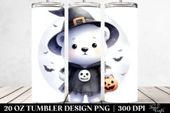Cute Baby Polar Bear Halloween 20 Oz Tumbler Product Image 2