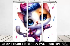 Funny Baby Cat 20 Oz Tumbler Product Image 2