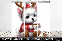Enthusiastic Baby West Highland White Terrier 20 Oz Tumbler Product Image 2