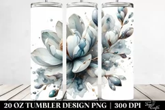 Marble Magnolia Splendor 20 oz Tumbler Product Image 2