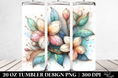 Pastel Stained Gardenia | 20 oz Tumbler Product Image 2