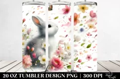 Spring Rabbit Tumbler | 20 Oz Tumbler Product Image 2