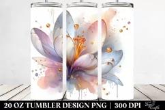Shiny Crocus Tumbler | 20 oz Tumbler Product Image 2