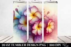 Glossy Primrose Art, Transparent 20 Oz Tumbler Product Image 2