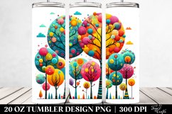 Vibrant Trees Tumbler | 20 Oz Tumbler Product Image 2