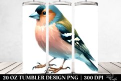 Simple Detailed Finch Clipart Tumbler | 20 Oz Tumbler Product Image 2