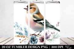 Simple Detailed Finch Clipart Tumbler | 20 Oz Tumbler Product Image 2