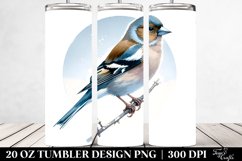 Simple Detailed Finch Clipart Tumbler | 20 Oz Tumbler Product Image 2