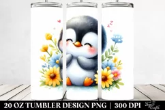 Colorful Cute Baby Penguin | 20 Oz Tumbler Product Image 2