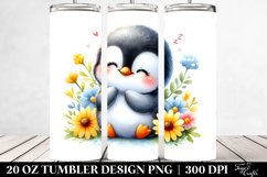 Colorful Cute Baby Penguin | 20 Oz Tumbler Product Image 2