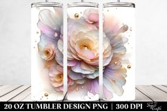 Shiny Ranunculus Tumbler | 20 oz Tumbler Product Image 2