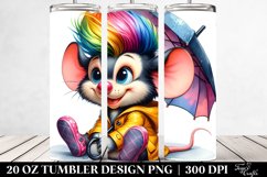 Cute Baby Mouse Tumbler | 20 oz Tumbler Product Image 2