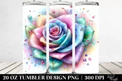 Heart Shaped Rose | 20 oz Tumbler Product Image 2