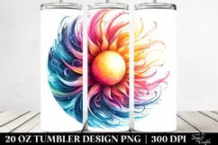 Vibrant Sun Tumbler | 20 Oz Tumbler Product Image 2