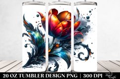 Shiny Tulip Splash 20 oz Tumbler Product Image 2