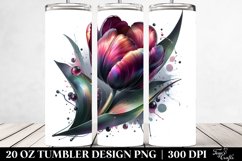 Shiny Tulip Splash 20 oz Tumbler Product Image 2