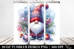 Vibrant Winter Gnome | 20 oz Tumbler Product Image 2