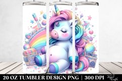 Baby Unicorn . 20 oz Tumbler Design Product Image 2